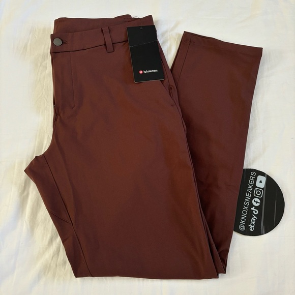 Lululemon Commission Pant Classic 32L Warpstreme BRNE Brown Earth